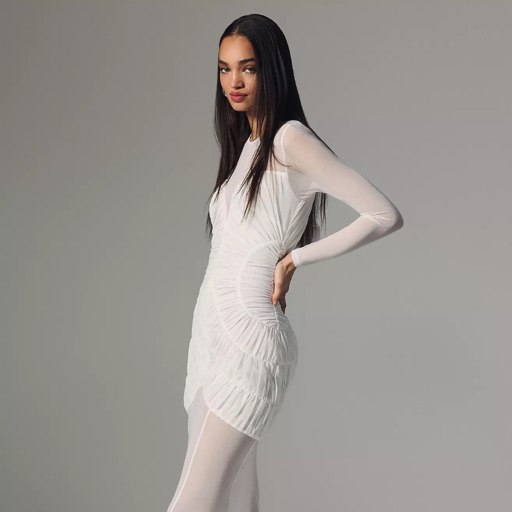 MISHA Sheer Slim Dress